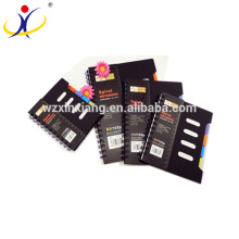 Customize Black 0.45mm PP cover classmate recycled paper notebook